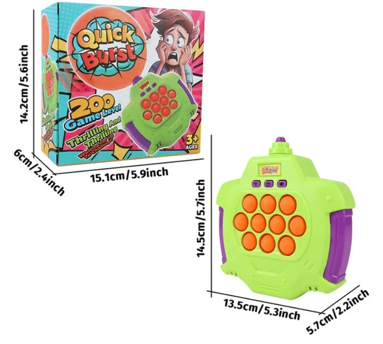 🎉 Pop It Sensorial con globos y recargable 🎉