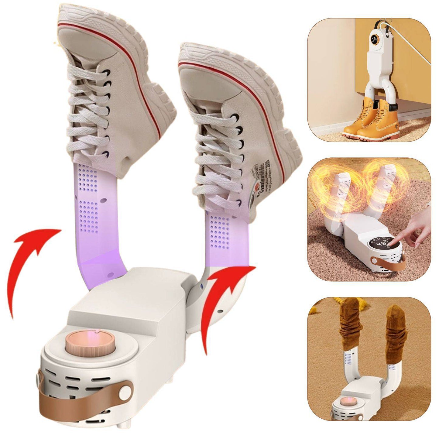 👟SECADOR DE ZAPATOS PORTATIL CON LUZ UV👟